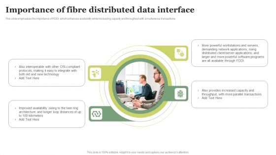 Importance Of Fibre Distributed Data Interface Infographics PDF