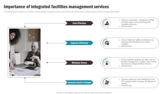 Importance Of Integrated Facilities Management Services Background PDF Importance Of Integrated Facilities Management Services Background PDF