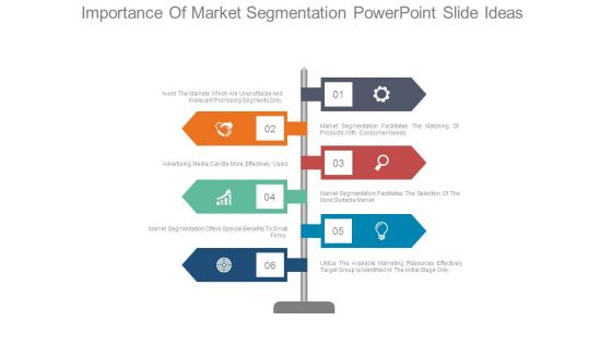 Importance Of Market Segmentation Powerpoint Slide Ideas