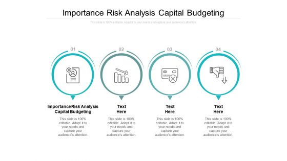 Importance Risk Analysis Capital Budgeting Ppt PowerPoint Presentation Pictures Demonstration Cpb