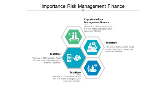 Importance Risk Management Finance Ppt PowerPoint Presentation Icon Influencers Cpb