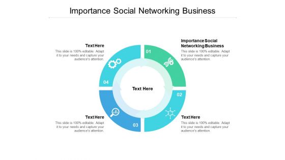 Importance Social Networking Business Ppt PowerPoint Presentation Outline Design Inspiration Cpb