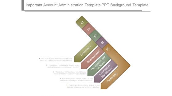 Important Account Administration Template Ppt Background Template