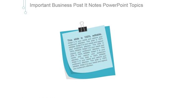 Important Business Post It Notes Ppt PowerPoint Presentation Gallery