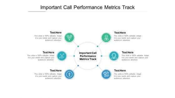 Important Call Performance Metrics Track Ppt PowerPoint Presentation Summary Guide Cpb Pdf