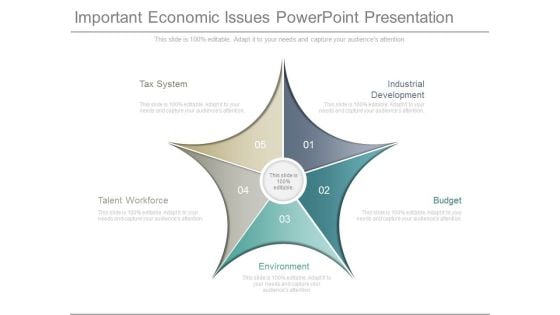 Important Economic Issues Powerpoint Presentation