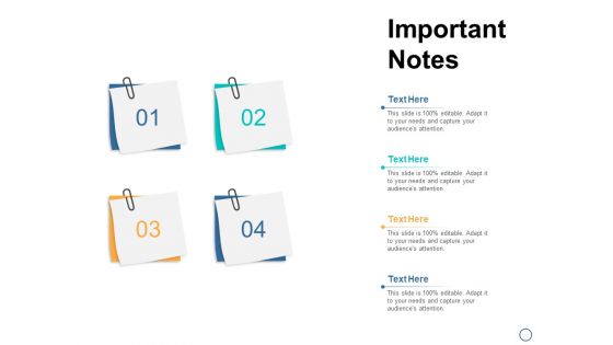 Important Notes Education Ppt PowerPoint Presentation Icon Master Slide