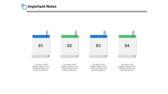Important Notes Marketing Ppt PowerPoint Presentation Professional Design Templates