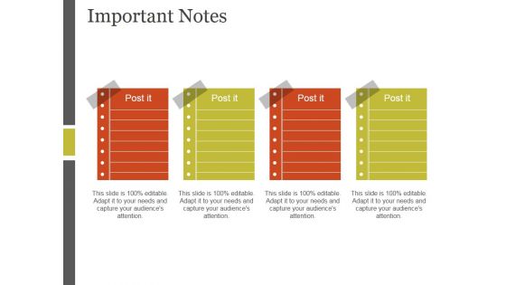 Important Notes Ppt PowerPoint Presentation File Slideshow