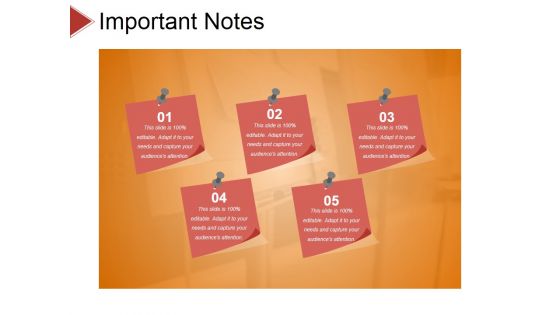 Important Notes Ppt PowerPoint Presentation Gallery Introduction