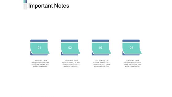 Important Notes Ppt PowerPoint Presentation Icon Shapes