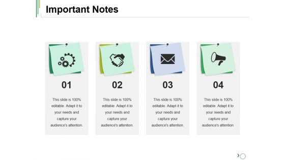 Important Notes Ppt PowerPoint Presentation Model Clipart