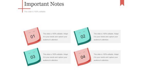 Important Notes Ppt PowerPoint Presentation Outline Elements