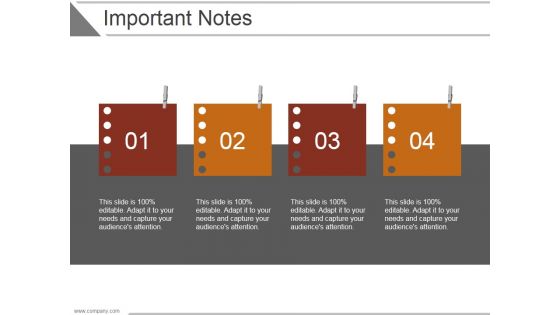 Important Notes Ppt PowerPoint Presentation Sample