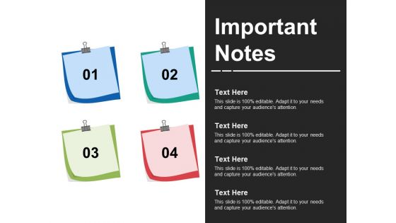 Important Notes Ppt PowerPoint Presentation Templates