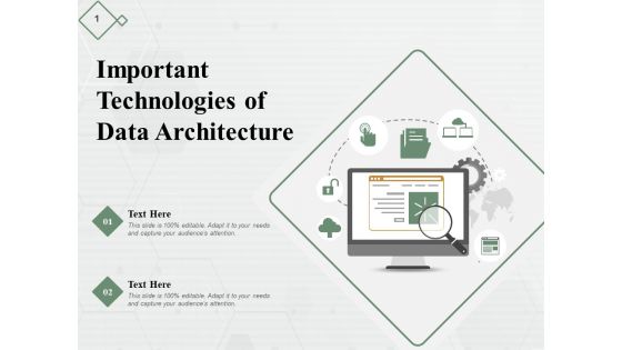Important Technologies Of Data Architecture Ppt PowerPoint Presentation Model Deck