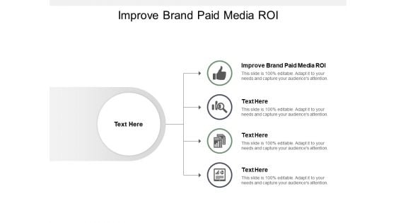 Improve Brand Paid Media ROI Ppt PowerPoint Presentation Infographic Template Layout Ideas Cpb