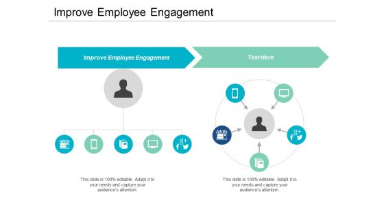 Improve Employee Engagement Ppt PowerPoint Presentation Outline Slideshow Cpb