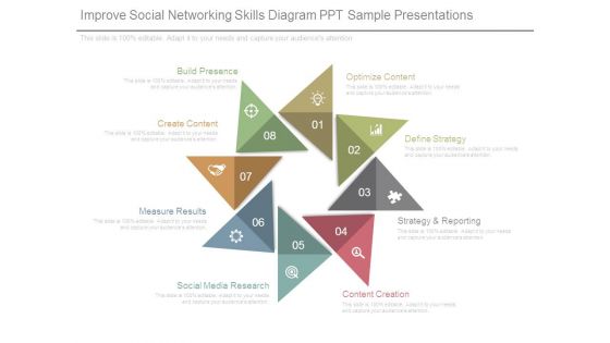 Improve Social Networking Skills Diagram Ppt Sample Presentations