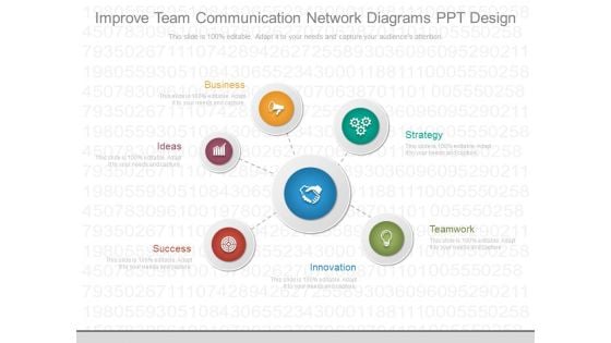 Improve Team Communication Network Diagrams Ppt Design