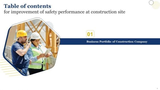 Improvement Of Safety Performance At Construction Site Ppt PowerPoint Presentation Complete Deck With Slides