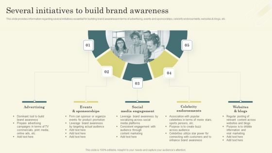 Improving Brand Mentions For Customer Several Initiatives To Build Brand Awareness Graphics PDF Improving Brand Mentions For Customer Several Initiatives To Build Brand Awareness Graphics PDF