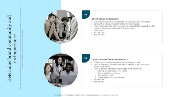 Improving Brand Recognition To Boost Determine Brand Community And Its Importance Themes PDF