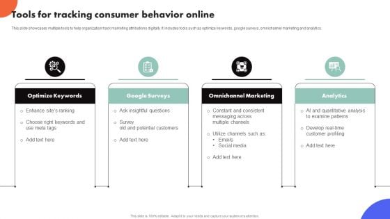 Improving Buyer Journey Through Strategic Customer Engagement Tools For Tracking Consumer Behavior Online Brochure PDF