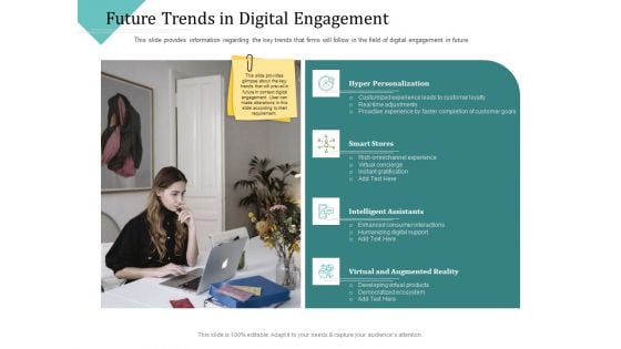 Improving Client Experience Future Trends In Digital Engagement Graphics PDF