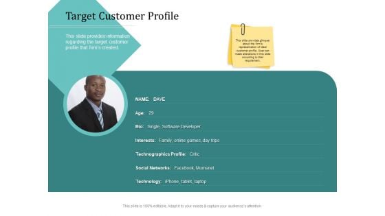 Improving Client Experience Target Customer Profile Mockup PDF