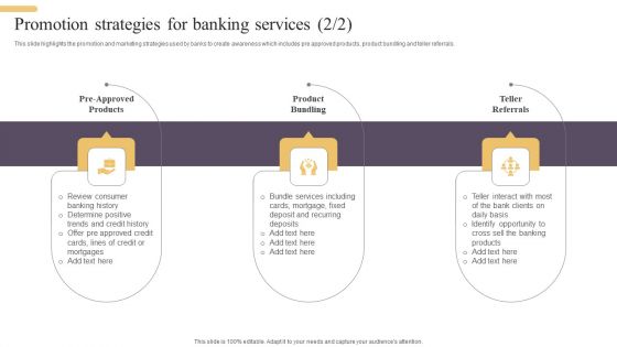Improving Digital Banking Operations And Services Framework Promotion Strategies Ideas PDF