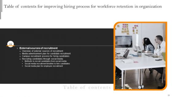 Improving Hiring Process For Workforce Retention In Organization Ppt PowerPoint Presentation Complete With Slides