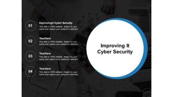 Improving It Cyber Security Ppt PowerPoint Presentation Slides Influencers Cpb