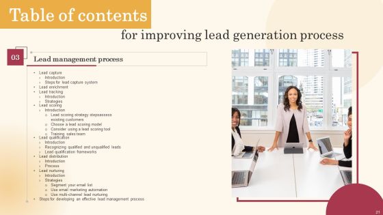 Improving Lead Generation Process Ppt PowerPoint Presentation Complete Deck With Slides Slide20