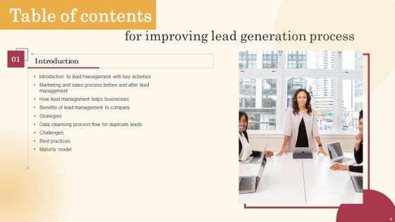 Improving Lead Generation Process Ppt PowerPoint Presentation Complete Deck With Slides Slide04