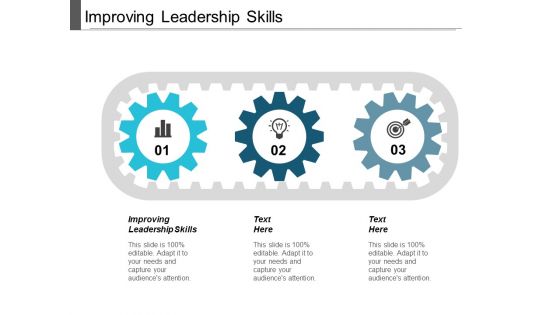 Improving Leadership Skills Ppt Powerpoint Presentation Infographic Template Background Cpb