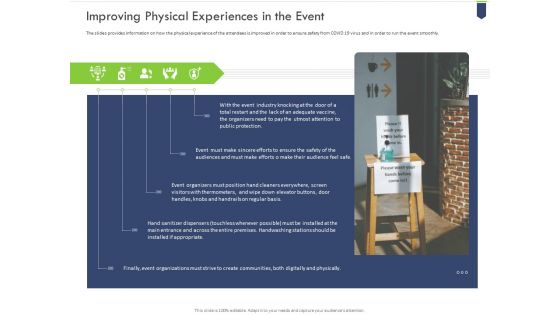 Improving Physical Experiences In The Event Infographics PDF
