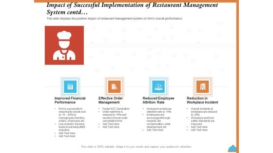 Improving Restaurant Operations Impact Of Successful Implementation Of Restaurant Management System Contd Formats PDF