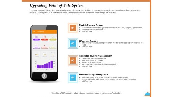 Improving Restaurant Operations Upgrading Point Of Sale System Ppt Outline Infographics PDF