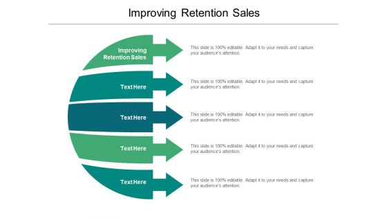 Improving Retention Sales Ppt PowerPoint Presentation Inspiration Cpb Pdf