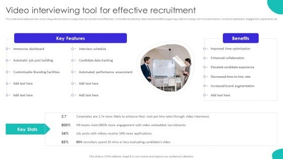 Improving Technology Based Video Interviewing Tool For Effective Recruitment Demonstration PDF