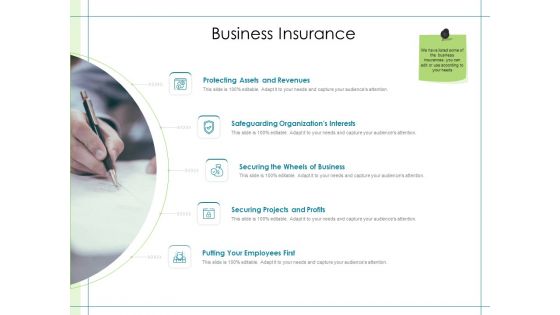 In Depth Business Assessment Business Insurance Ppt PowerPoint Presentation Gallery Brochure PDF