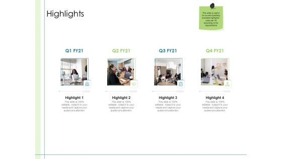 In Depth Business Assessment Highlights Ppt PowerPoint Presentation Pictures Graphic Tips PDF