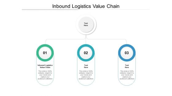 Inbound Logistics Value Chain Ppt PowerPoint Presentation Inspiration Show Cpb