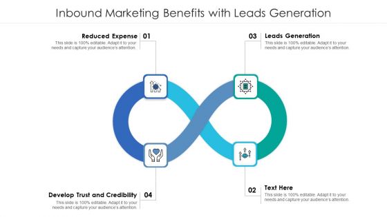 Inbound Marketing Benefits With Leads Generation Ppt PowerPoint Presentation Gallery Infographics PDF