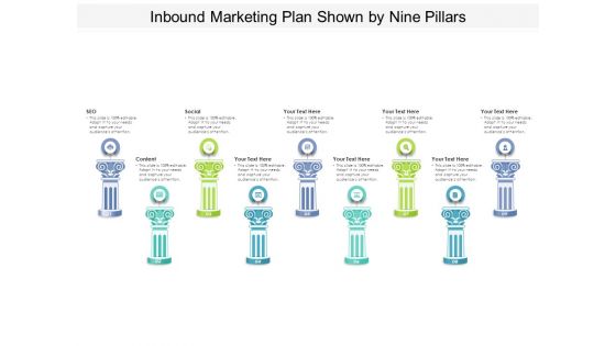 Inbound Marketing Plan Shown By Nine Pillars Ppt PowerPoint Presentation Show Graphics PDF