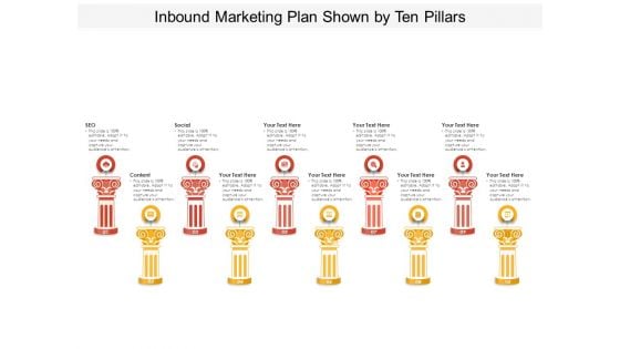 Inbound Marketing Plan Shown By Ten Pillars Ppt PowerPoint Presentation Professional Design Templates PDF