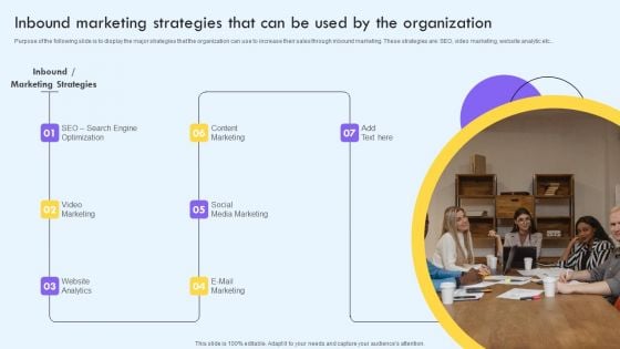 Inbound Marketing Strategies That Can Be Used By The Organization Ppt PowerPoint Presentation File Model PDF Inbound Marketing Strategies That Can Be Used By The Organization Ppt PowerPoint Presentation File Model PDF