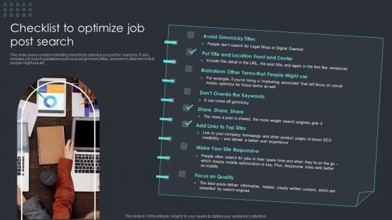 Inbound Recruiting Methodology Checklist To Optimize Job Post Search Summary PDF Inbound Recruiting Methodology Checklist To Optimize Job Post Search Summary PDF