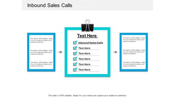 Inbound Sales Calls Ppt PowerPoint Presentation Gallery Layouts Cpb